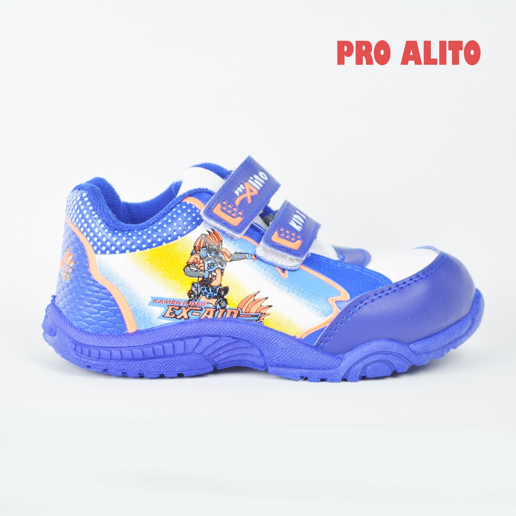 Sepatu Sket Anak Kamen Rider Velcro Warna Size 25-30 Sepatu Sneakers Anak Anak Laki Laki