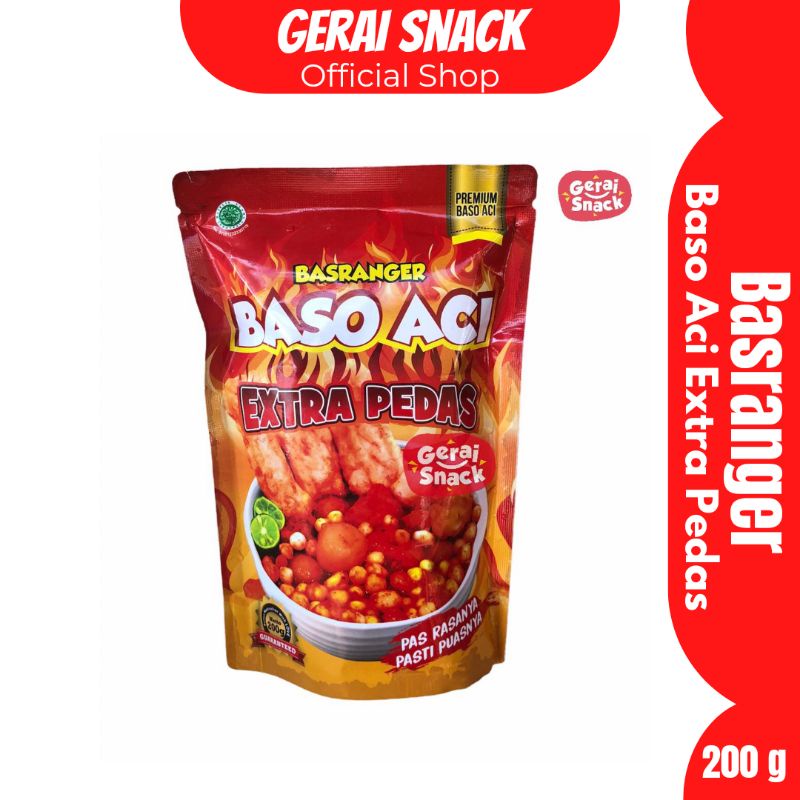 Baso Aci Basranger Extra Pedas Jeruk Limau Best Seller  200 g