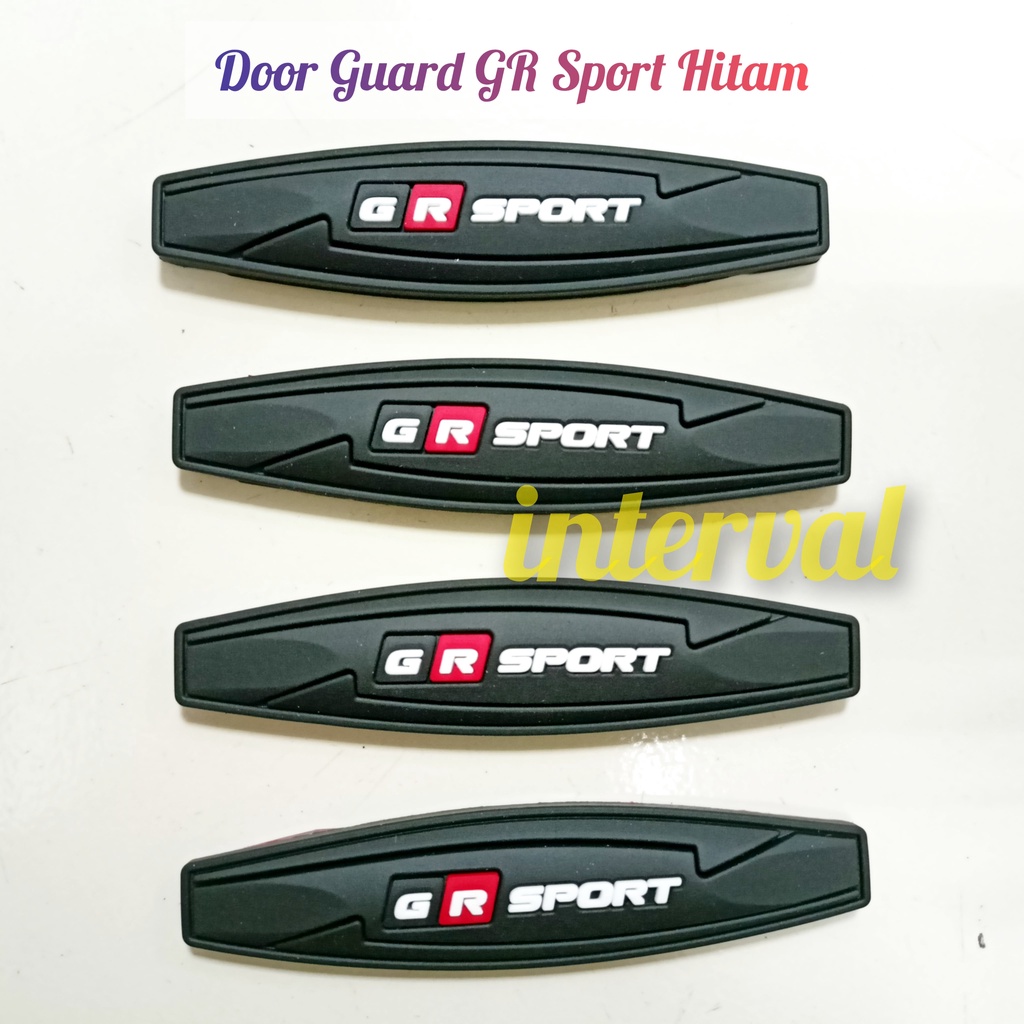 Door Guard Karet Pelindung Pintu Mobil GR SPort Innova Rush DoorGuard Hitam