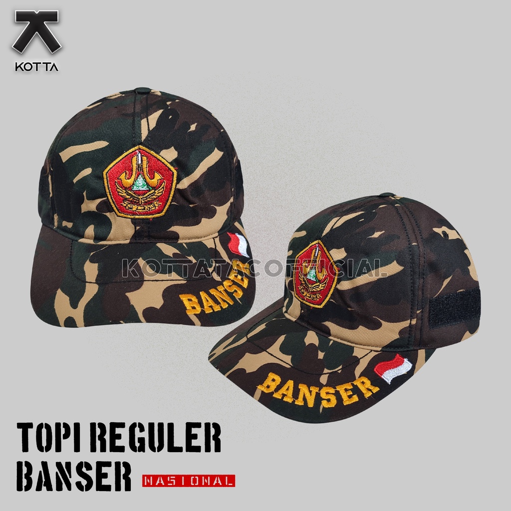 Topi Komando Loreng Banser - Topi Komando Banser