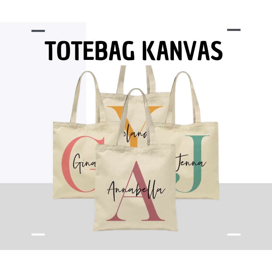 Totebag Kanvas,Totebag Murah,Custom Totebag,Souvenir Totebag
