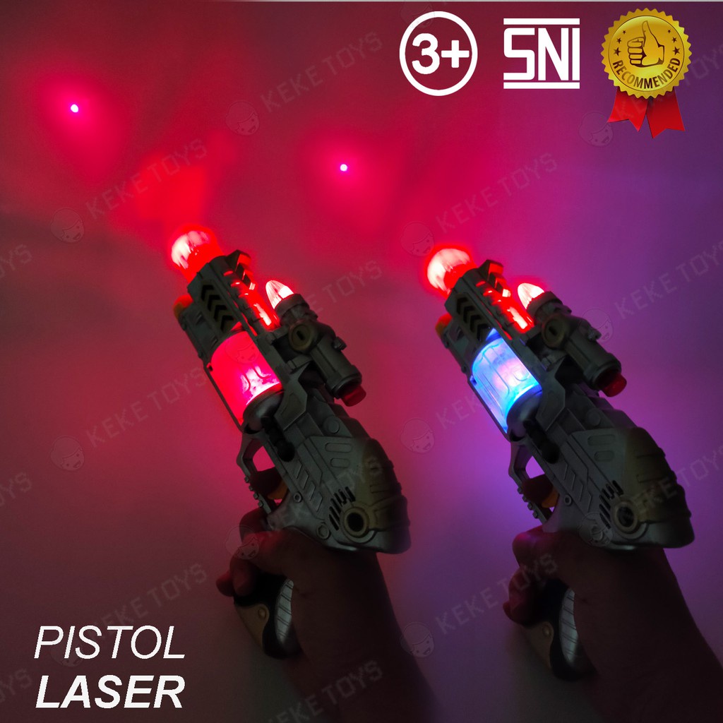 mainan anak laki laki mainan pistol laser pistol baterai anak