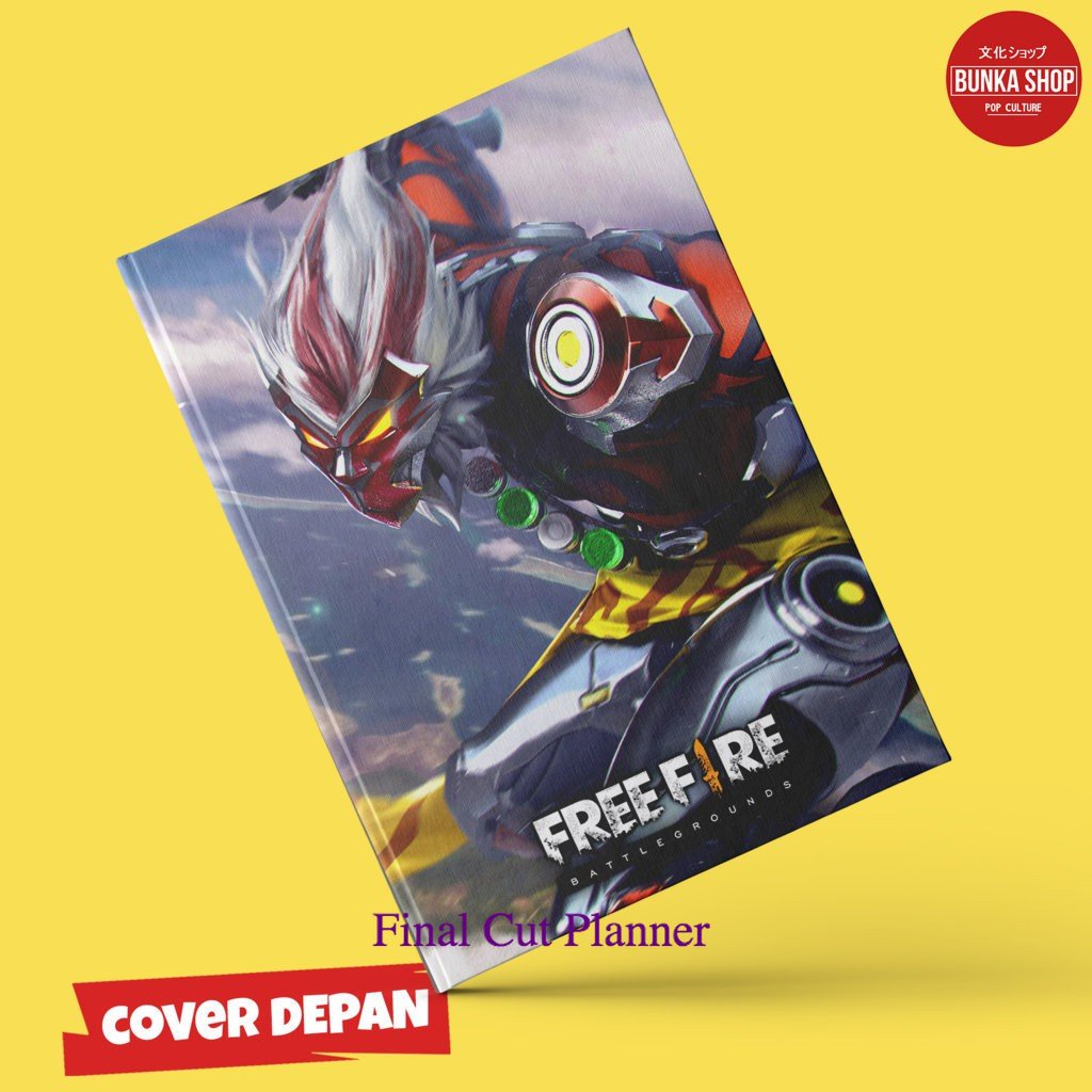 

Note Book Game Free Fire Wukong Character Hardcover A5 .