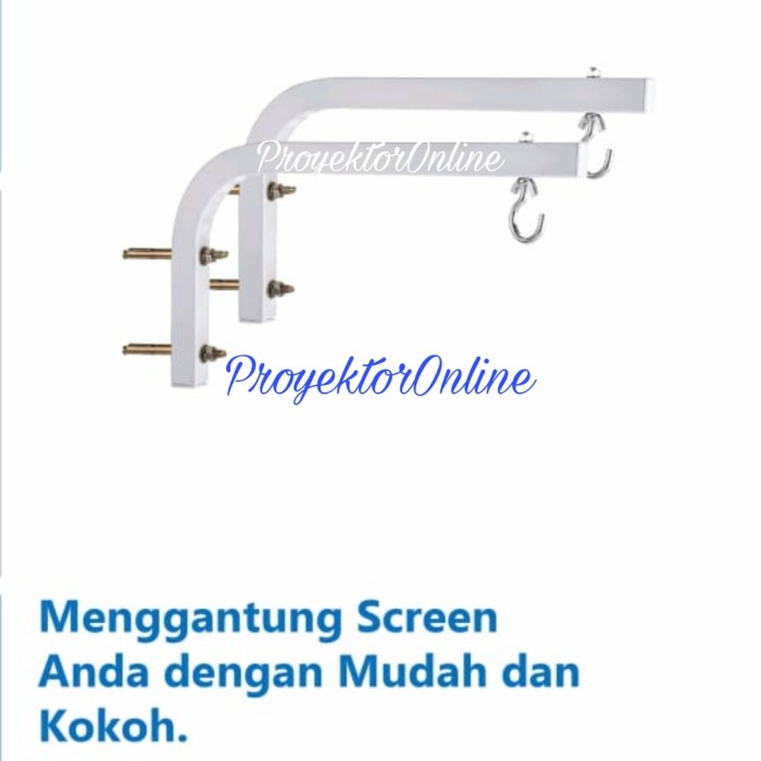 

Premium Bracket Screen Projector - Breket Untuk Layar Proyektor