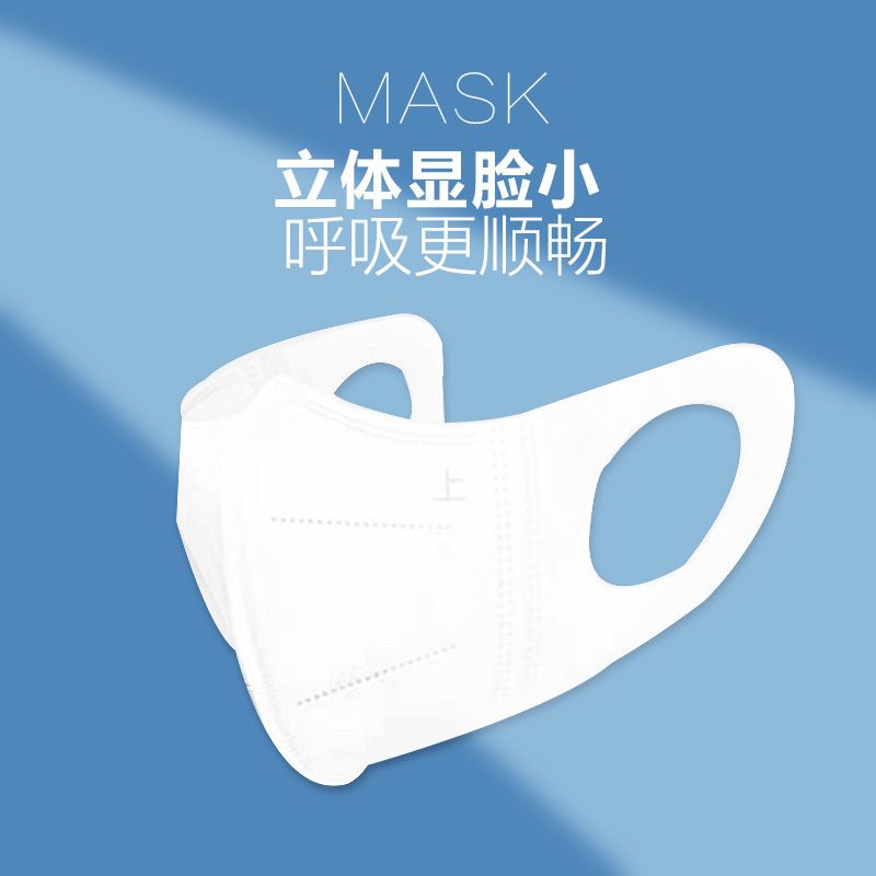 Masker Duckbill Dewasa Wajah Lebar 3ply Tali Painless