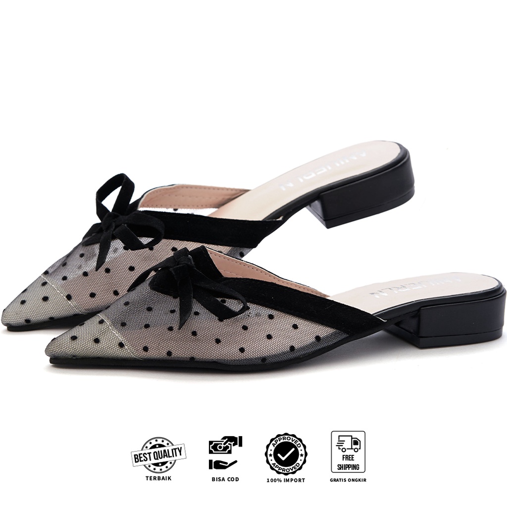 Dokter Sepatu Import - Sandal Slop Slip On Wanita Import Terbaru  818 - Free Kotak Sepatu !!! Sale!!!