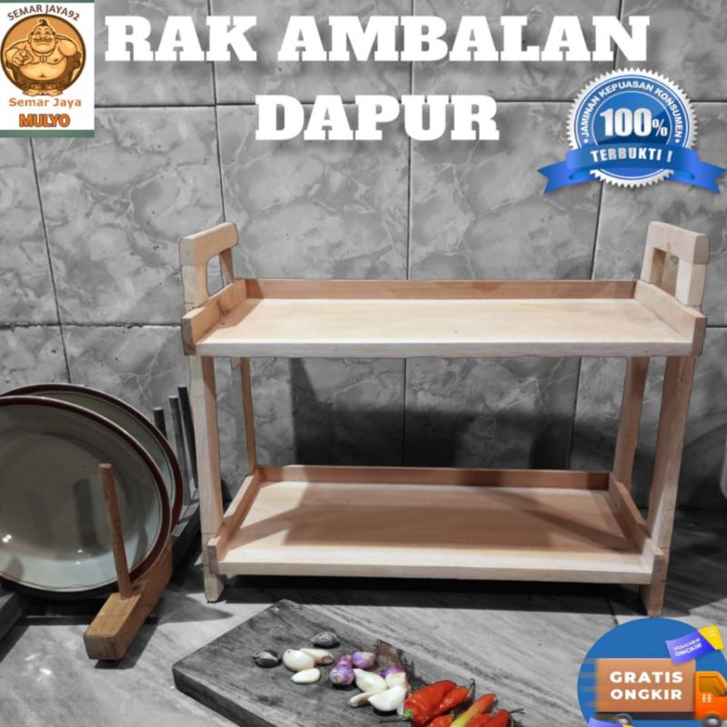 RAK BUMBU DAPUR KEKINIAN | Ambalan bumbu susun kualitas premium