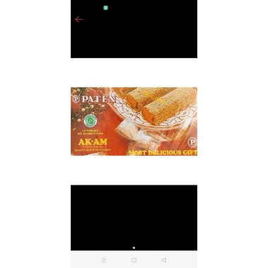 

AKAM PATEN kacang tumbuk ole-ole khas Pematang Siantar