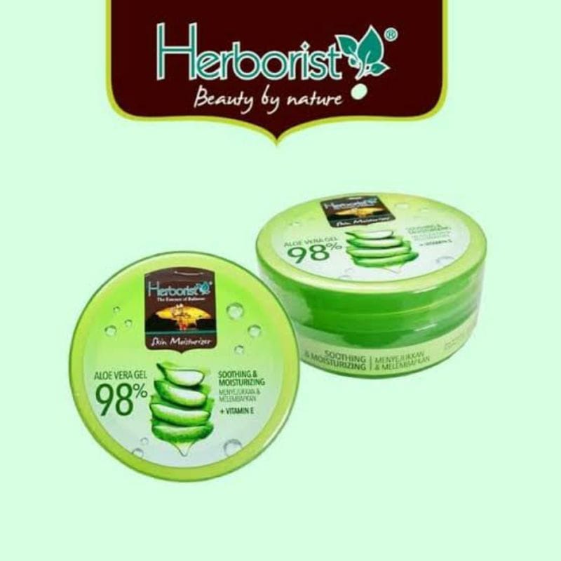 HERBORIST ALOE VERA GEL 250GR SOOTHING MOISTURIZER PELEMBAB TUBUH