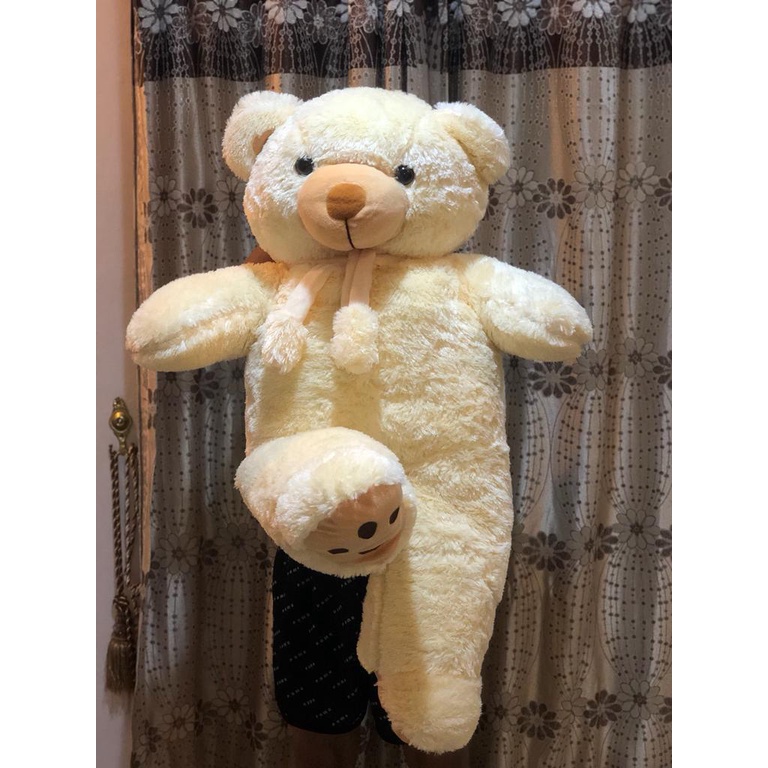 BONEKA TEDDY BEAR JUMBO UKURAN 1 METER BONEKA PLUPI JUMBO BONEKA BERUANG JUMBO