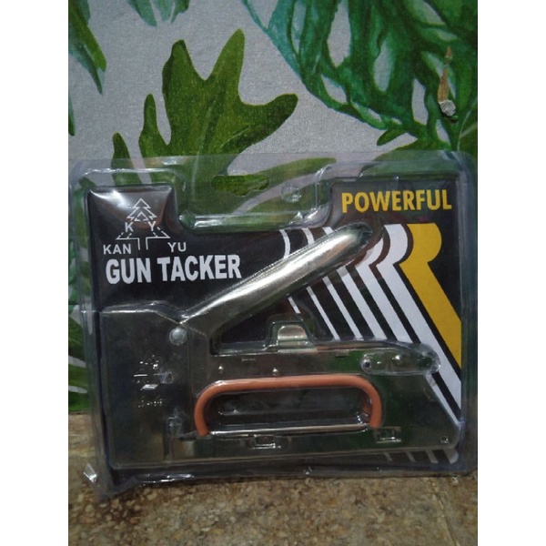 

Stapler Staples Gun Tembak Jok Kulit Motor - Gun Tracker 4-6-8mm 0668