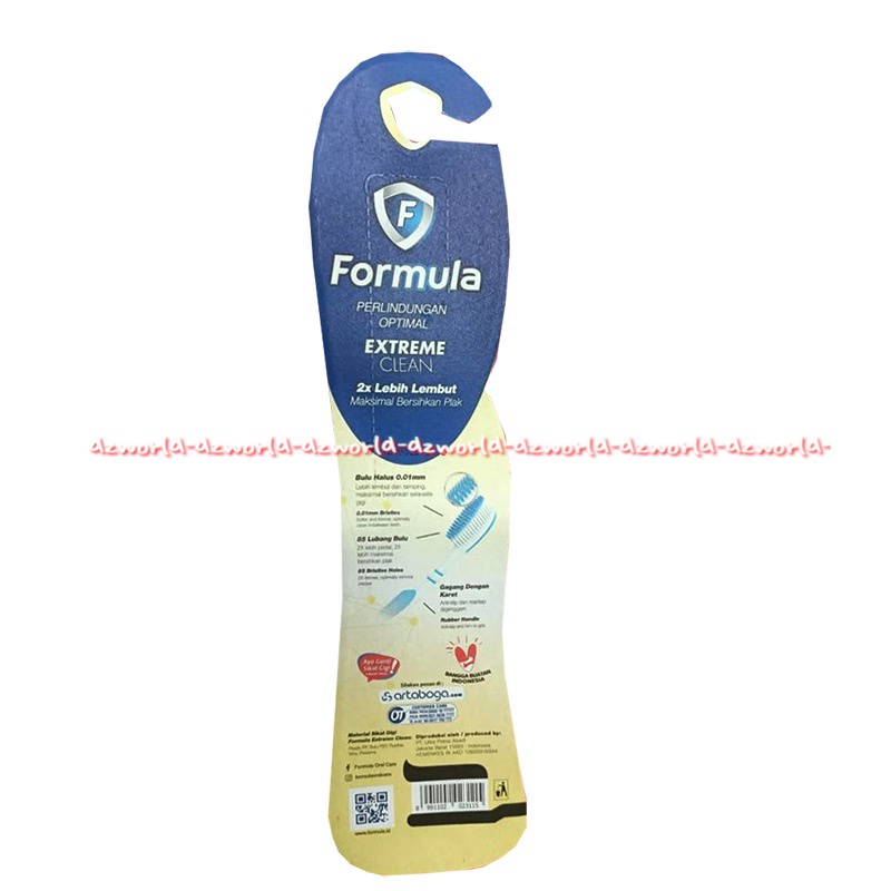 Formula Extreme Clean Sikat Gigi Dengan Design Elegan Gagang Ergonomis Formula Toothbrush Tooth Brush Sikatgigi merek Formula Ektrem Klin