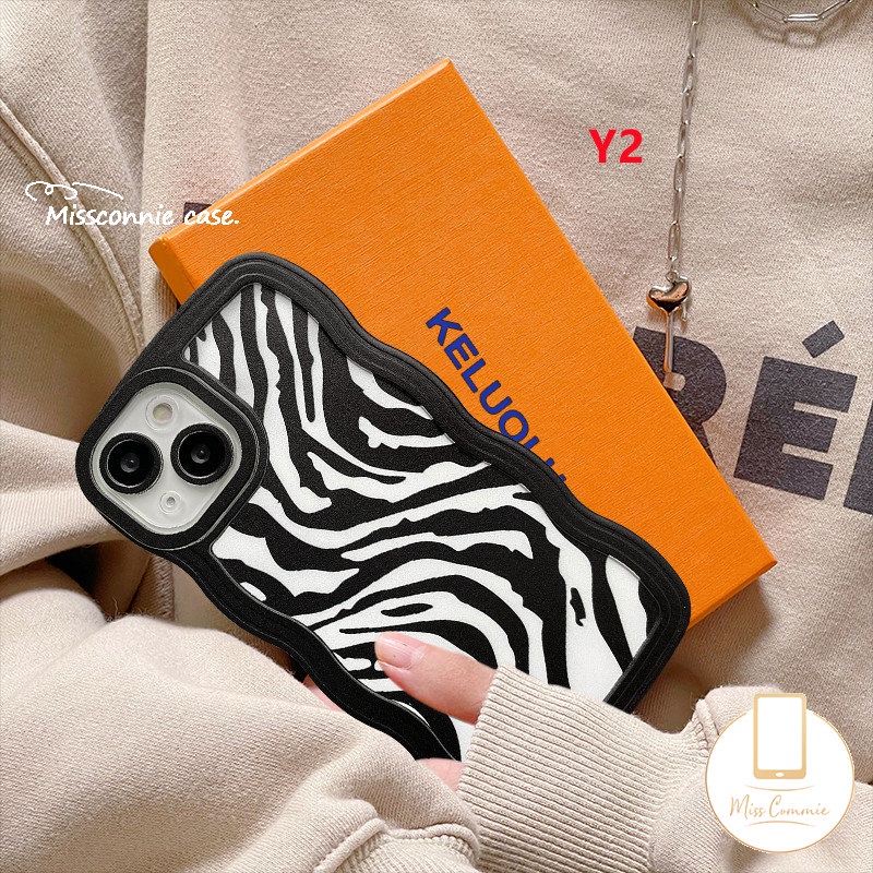 Soft Case TPU Motif Zebra Untuk iPhone 11 Pro MAX 7Plus 8Plus 14 Plus 13 12 14 Pro MAX XR 6 6s 7 8 Plus X XS MAX SE 2020