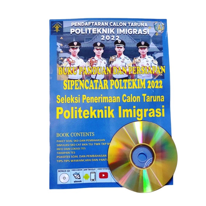 

✨COD✨ BUKU PANDUAN DAN PERSIAPAN CALON TARUNA POLTEKIM 2022 KEMENKUMHAM - BUKU SAJA
