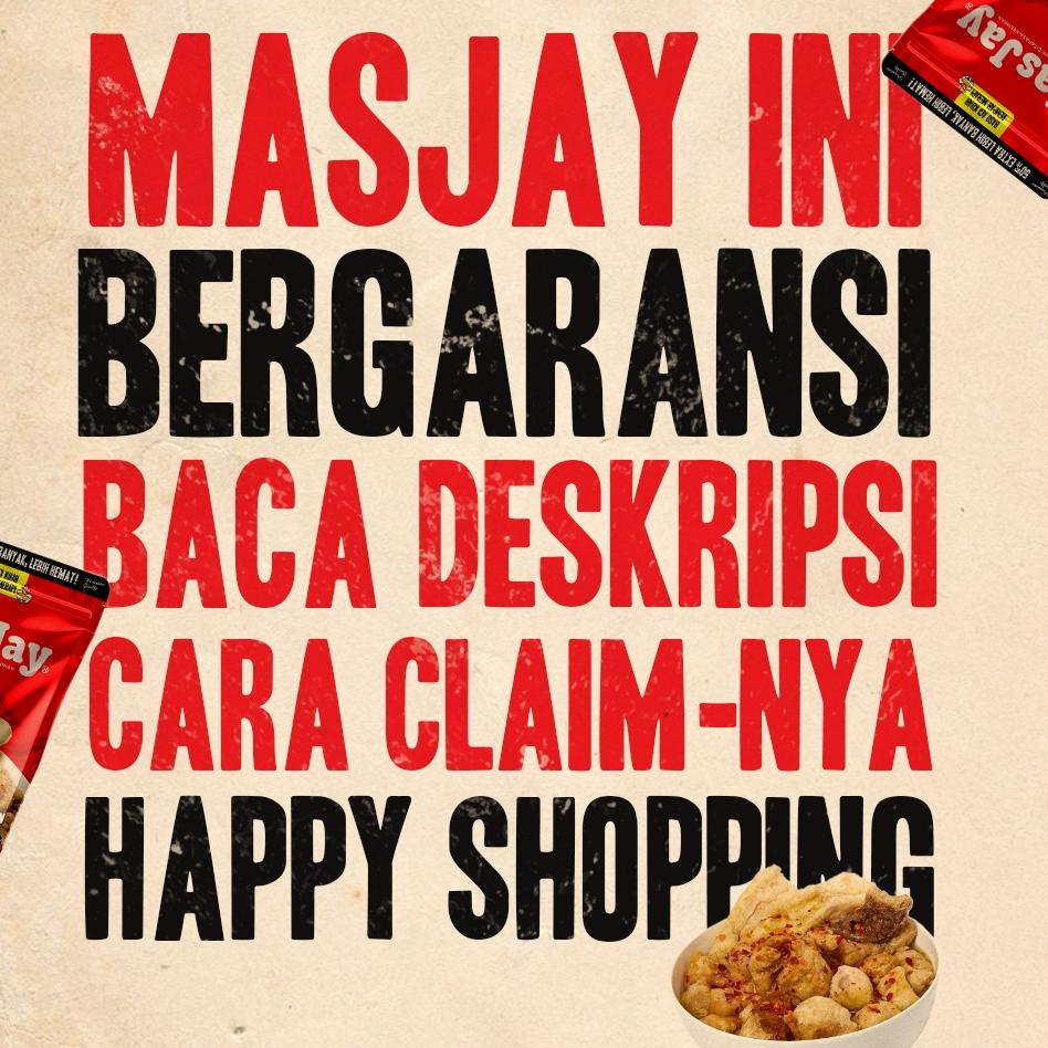 

Stock banyak MASJAY Combo Hemat 4 Pcs MasJay Best Seller - Street Food Bandung dalam Kemasan Super Pedas HB0