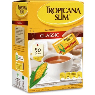

Tropicana Slim Classic 50's Sachet / Gula Diet / Gula Kesehatan