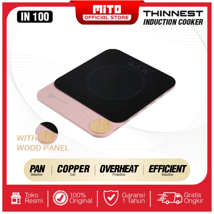 Mito Thinnest Induction Cooker IN100 Kompor Induksi IN 100