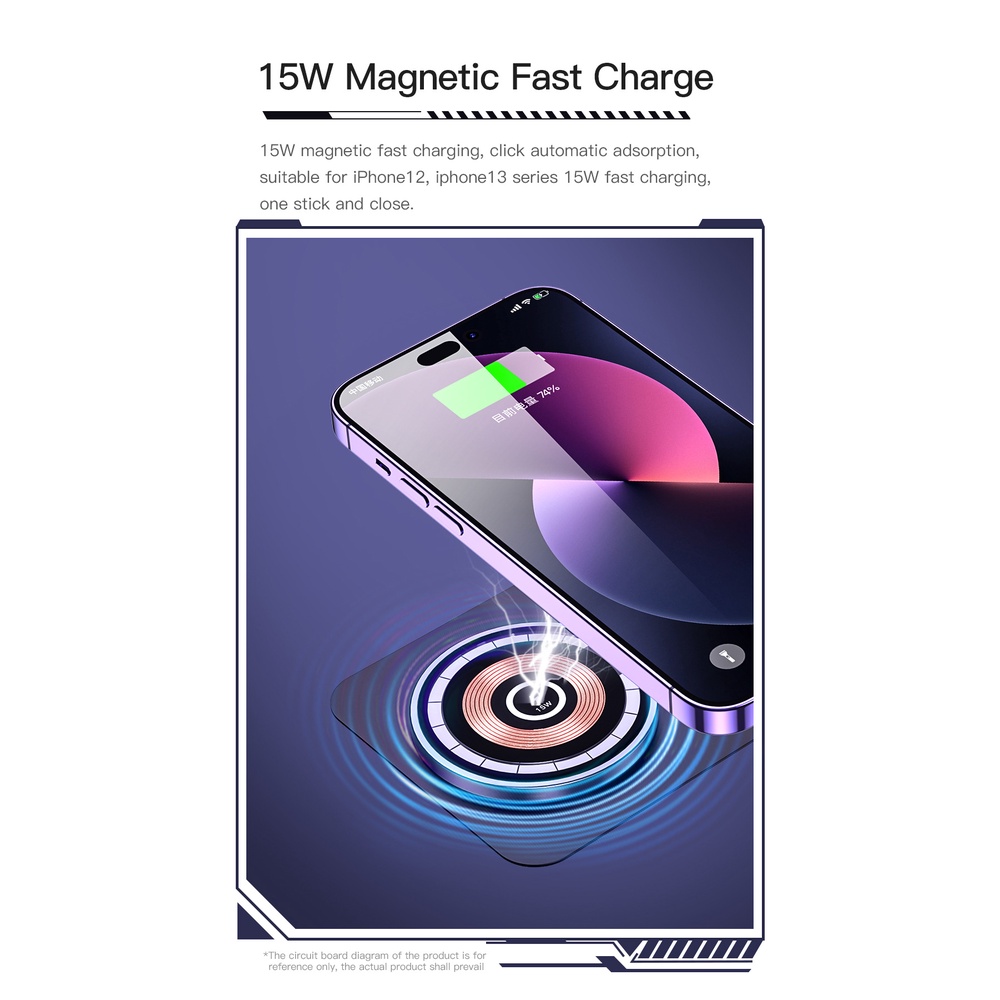 Wireless Charger 15W Magsafe Portable Foldable Watch Charger TOTU MING