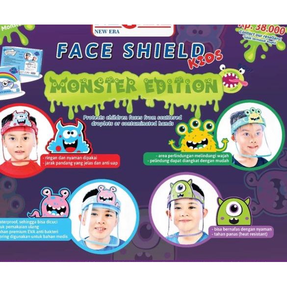 Face Shield Anak Kids New Era FS 04 NeCare / Pelindung Wajah Anak [JPY.22Oc22ᴷ]