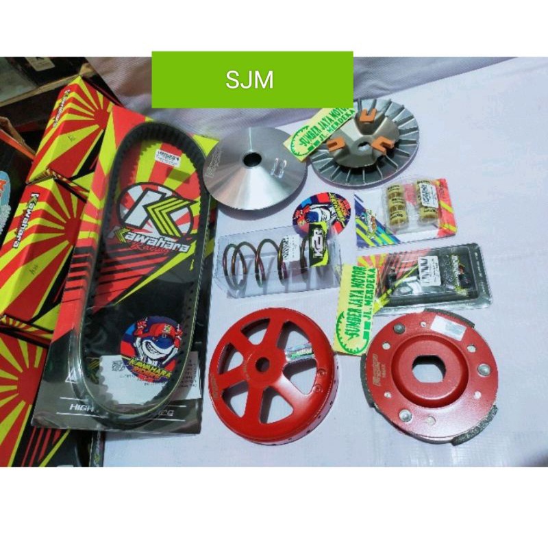 PAKETAN Cvt Kawahara Nmax old NMAX new Aerox Lexi paketan kirian Kawahara racing anti Gredek