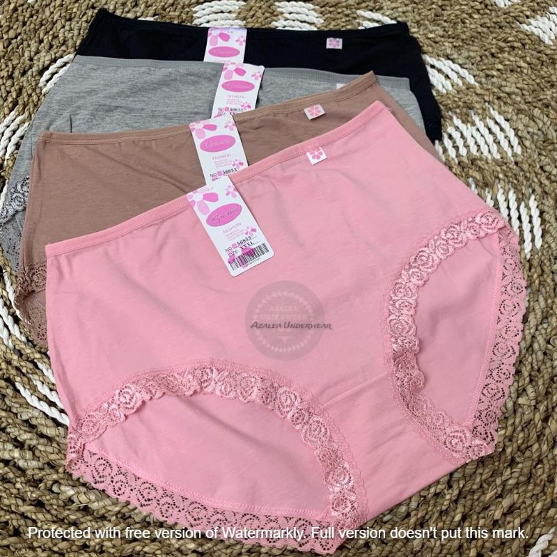 Celana Dalam Wanita Katun Model Renda GRISINA / CD Cewek Import Katun Halus
