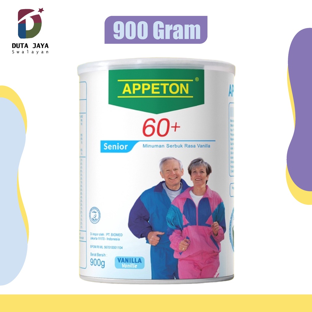 Appeton Senior 60+ Susu Nutrisi Lansia Orang Tua 900 Gram