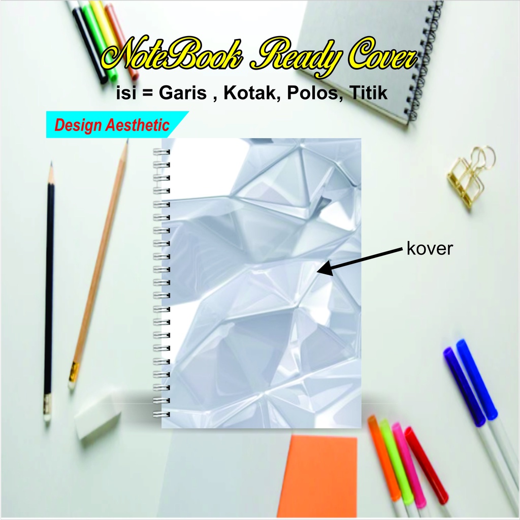 

Notebook Aesthetic | Ready Cover | A5 | 100 Page