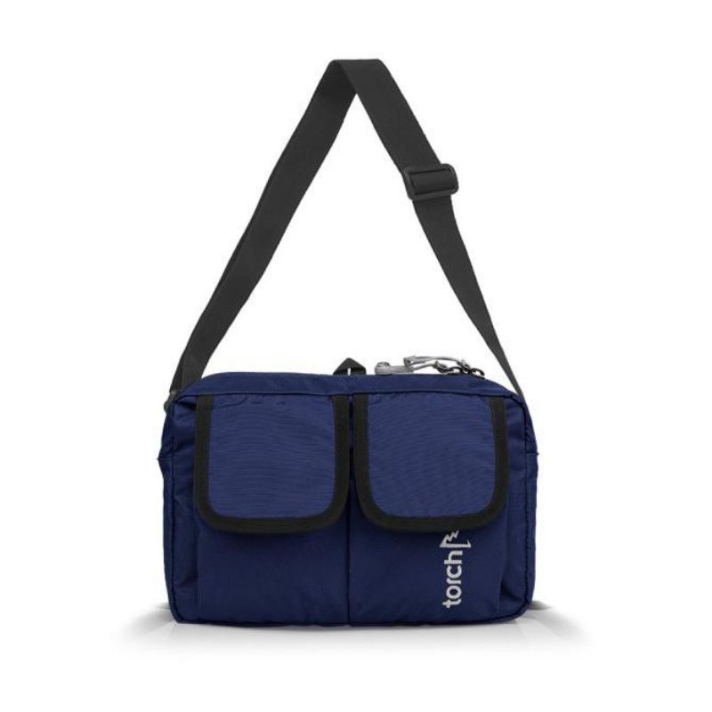 Tas Selempang Pria Wanita Torch Suzuka 3L Navy Sling Bag