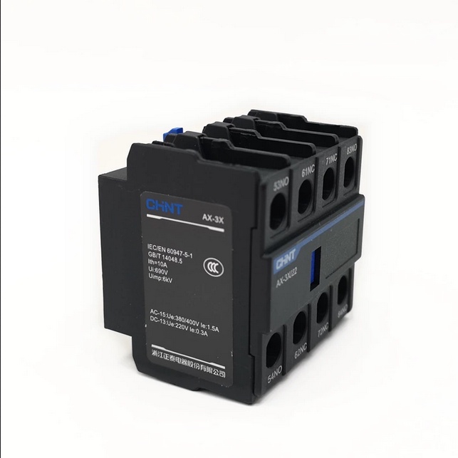 Kontaktor Auxiliary Block Contact CHINT AX-3X/22