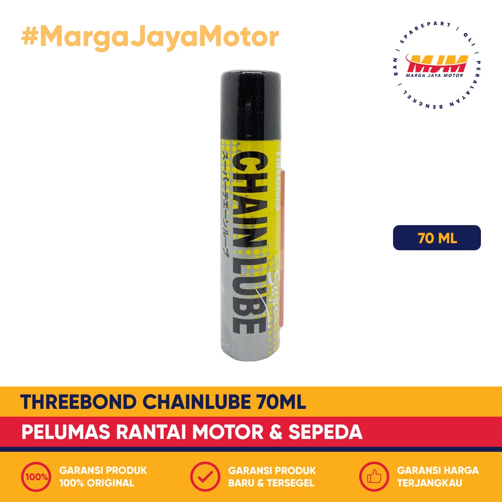 Threebond Chainlube 70ml Pelumas Rantai Motor Sepeda ORIGINAL