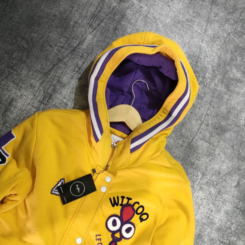 ZIPPER HOODIE VARSITY BULANG LECOQ SPORTIF SECOND BRANDED TERMURAH