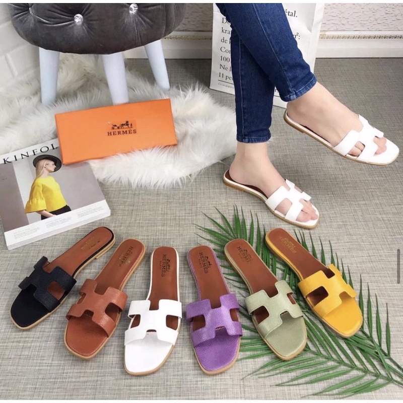 18 Sandal flat import realpict