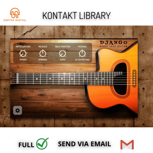 Impact Soundworks Django Gypsy Jazz Guitar library libraries preset KONTAKT
