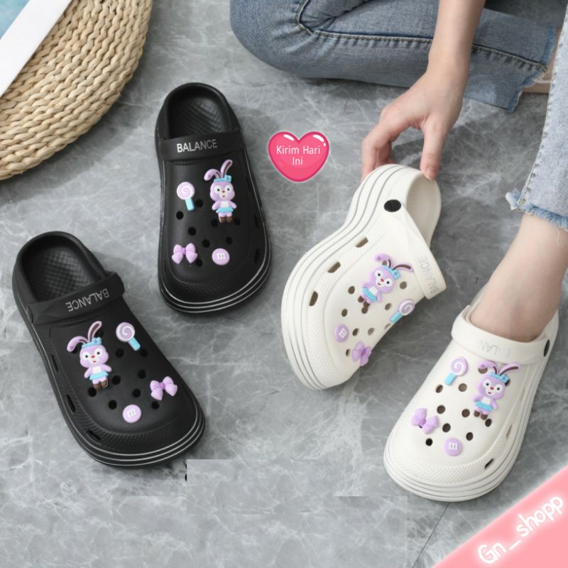 Sandal Bakpao Wanita Model Kekinian Balance 8558 A