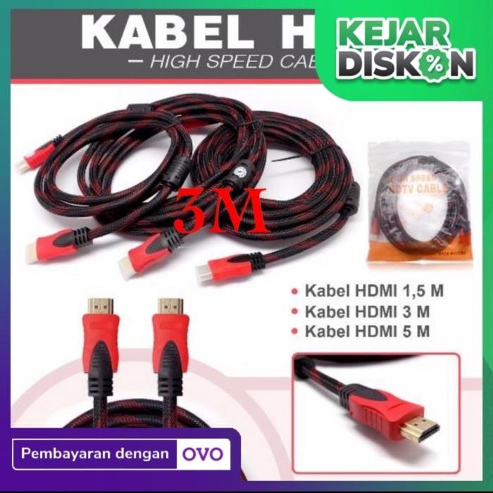 kabel hdmi 3m laptop ke led tv (hdmi to hdmi)