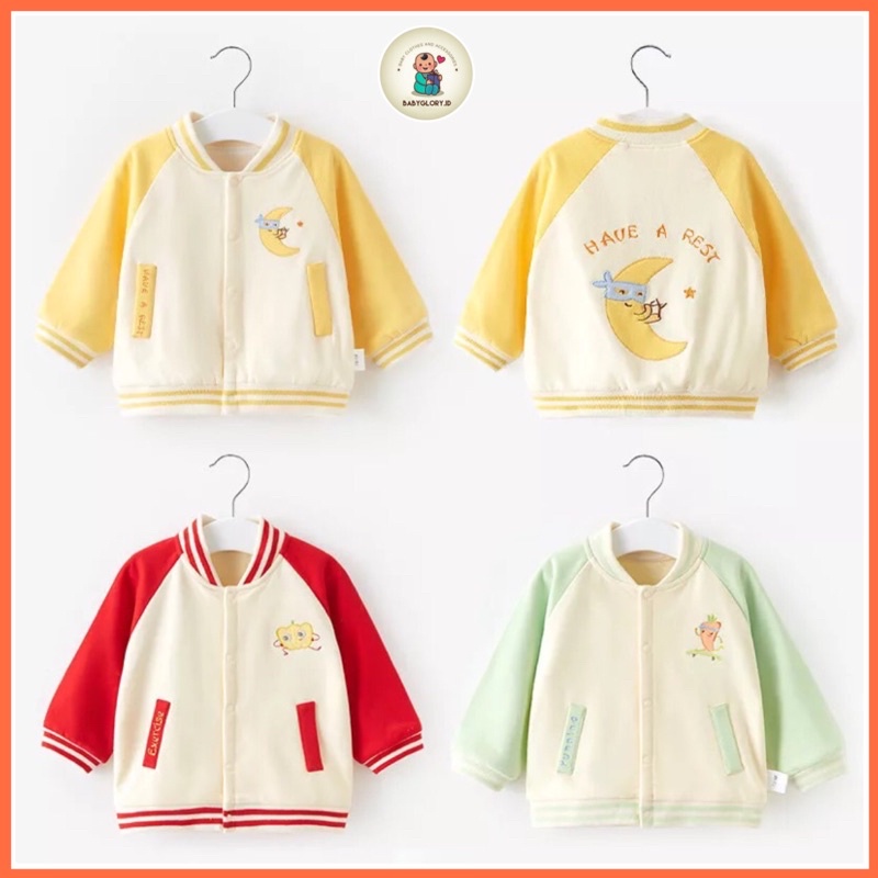 Babyglory.id ✨Jaket Anak Cowok Cewek Unisex Import / Jaket Bayi / Hoodie Anak / Jaket Anak / Bayi Cardigan Anak import