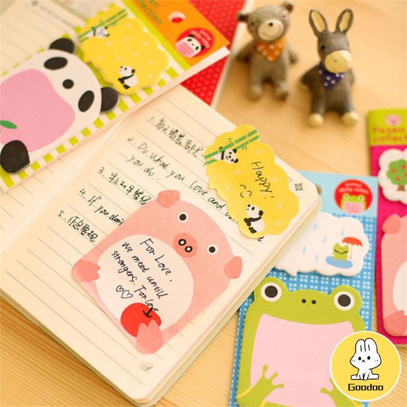 

Imoda Kawaii Animals 20 Post-It Notes Waktu Merekam Post-It Notes Catatan Pelajar/Kantor -Doo