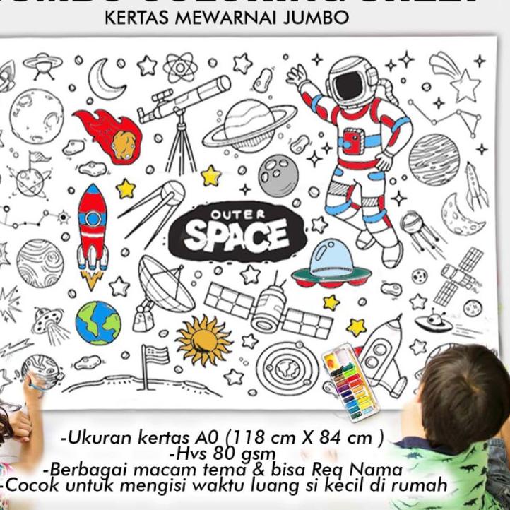 

[KODE PRODUK B6WJ97869] JUMBO COLORING SHEET bisa custom nama KIDS GIANT POSTER 84x118cm KERTAS MEWARNAI BESAR MAINAN ANAK AOT ATTACK ON TITAN AMONG US SPACE PRINCESS CARTOON