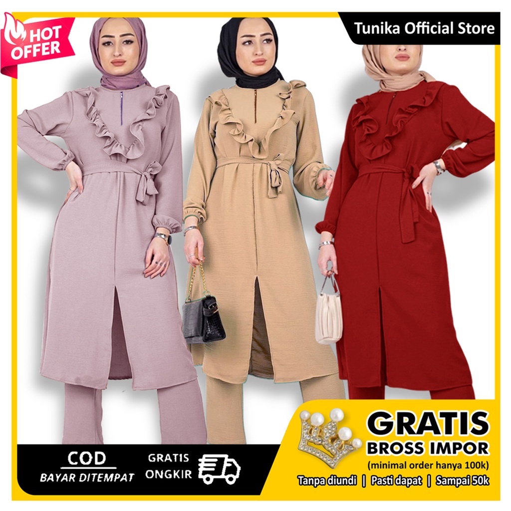 Set Rinosa dan Set Rinsa / Muslimah Series Dewasa / Tunika