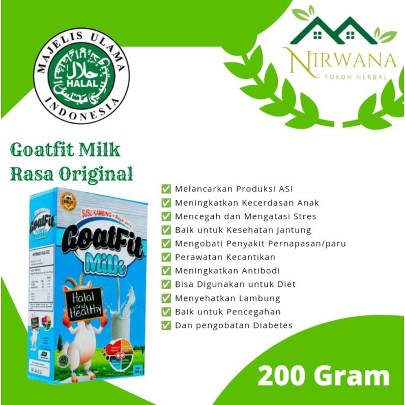

Susu Kambing Etawa Goatfit Milk Original
