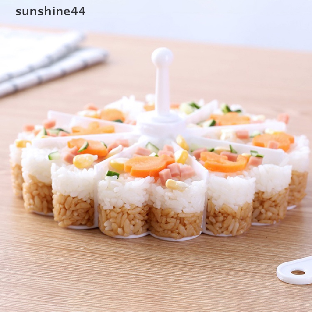 Sunshine Cetakan Nasi / Sushi 8 Sekat Bentuk Hati Untuk Diy Craft / Dapur