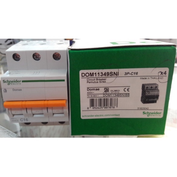 MCB SCHNEIDER DOMAE 3P C16 DOM11349