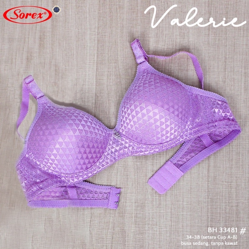 BRA IBU - SOREX BH Bra 33481 Tanpa Kawat Busa Tipis / BH Sorex 34-38 Super Soft