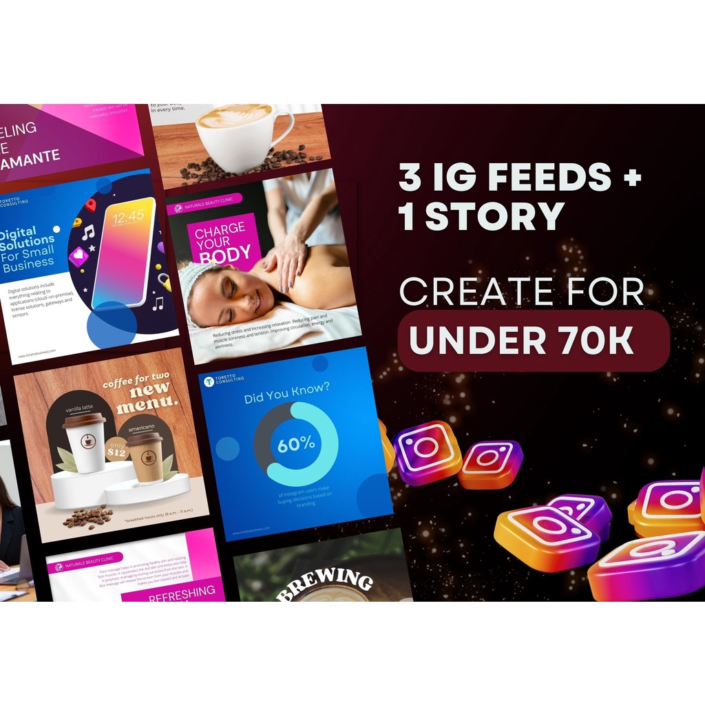 Design Feeds Instagram + Story Buat Brand Kamu