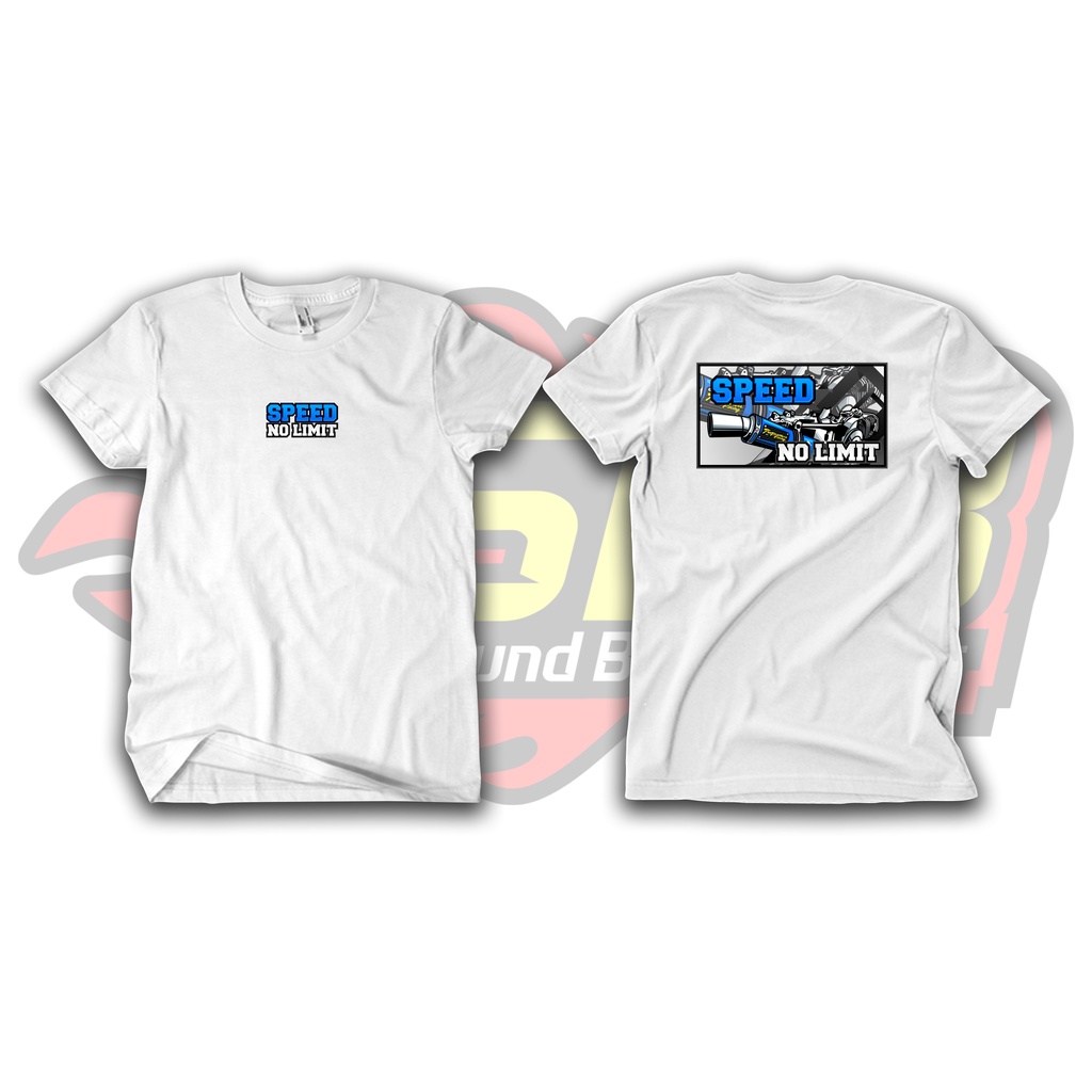 Kaos Racing Speed No Limit Katun Combed Distro Soundbalapblitar