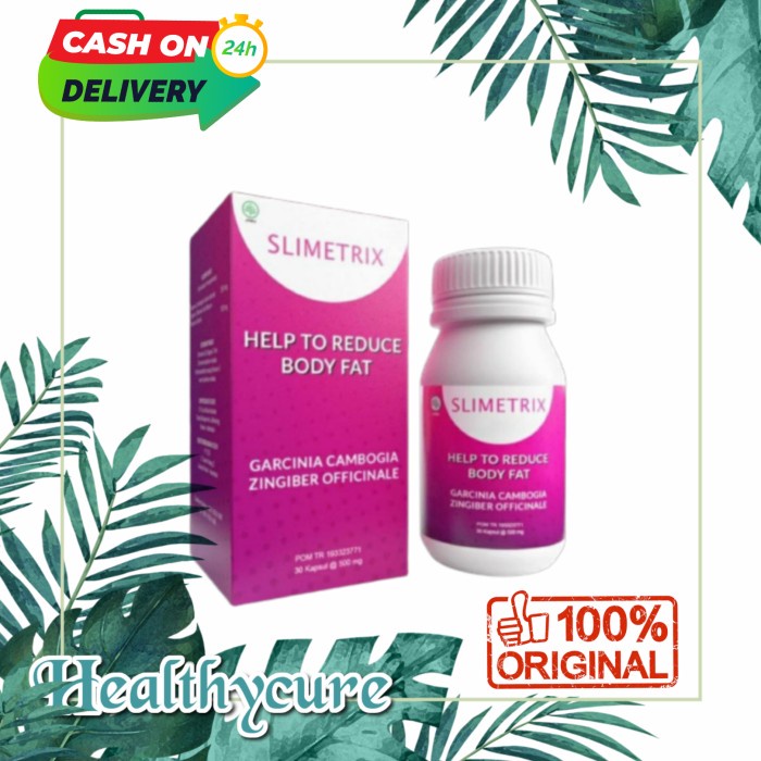 Slimetrix Resmi BPOM Pelangsing Slimetrix Pelangsing Herbal Original