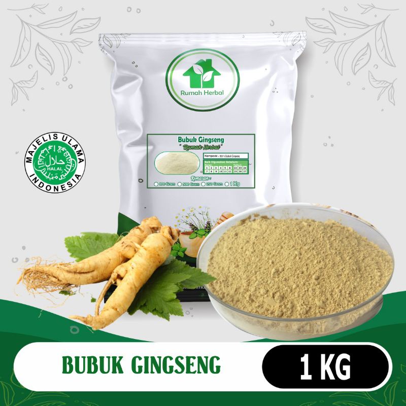 

Bubuk gingseng murni kemasan 1kg