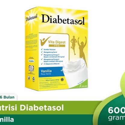 

️✔️✔️ DIABETASOL COKLAT / VANILA / CAPPUCINO 570gr Kemasan Baru !