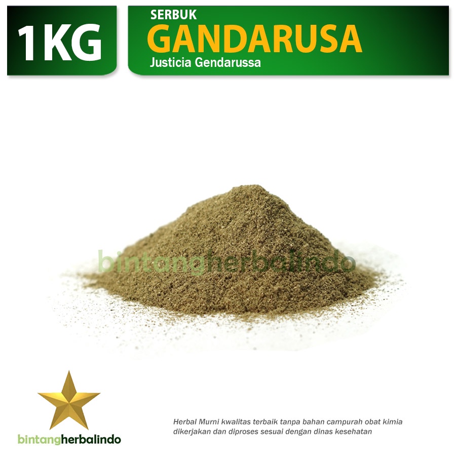 

Serbuk Herbal GANDARUSA Radang Sendi Sirkulasi Darah Diuretik Luka 1kg