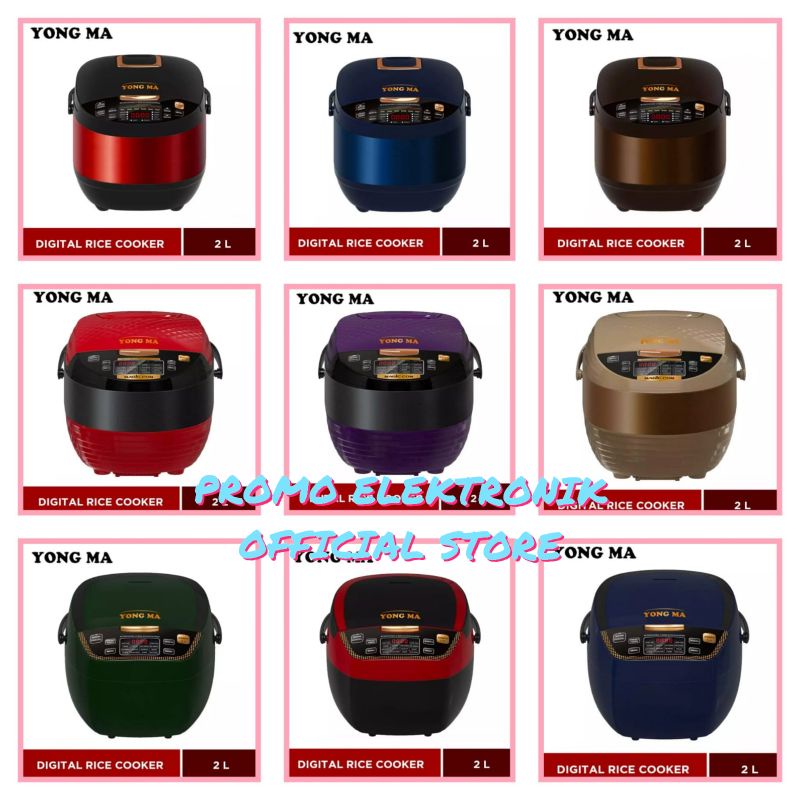 MAGIC COM YONGMA / RICE COOKER YONG MA DIGITAL 2 LITER SMC 7047 / SMC7047 / SMC 8027 / SMC8027 / SMC 8017 / SMC8017